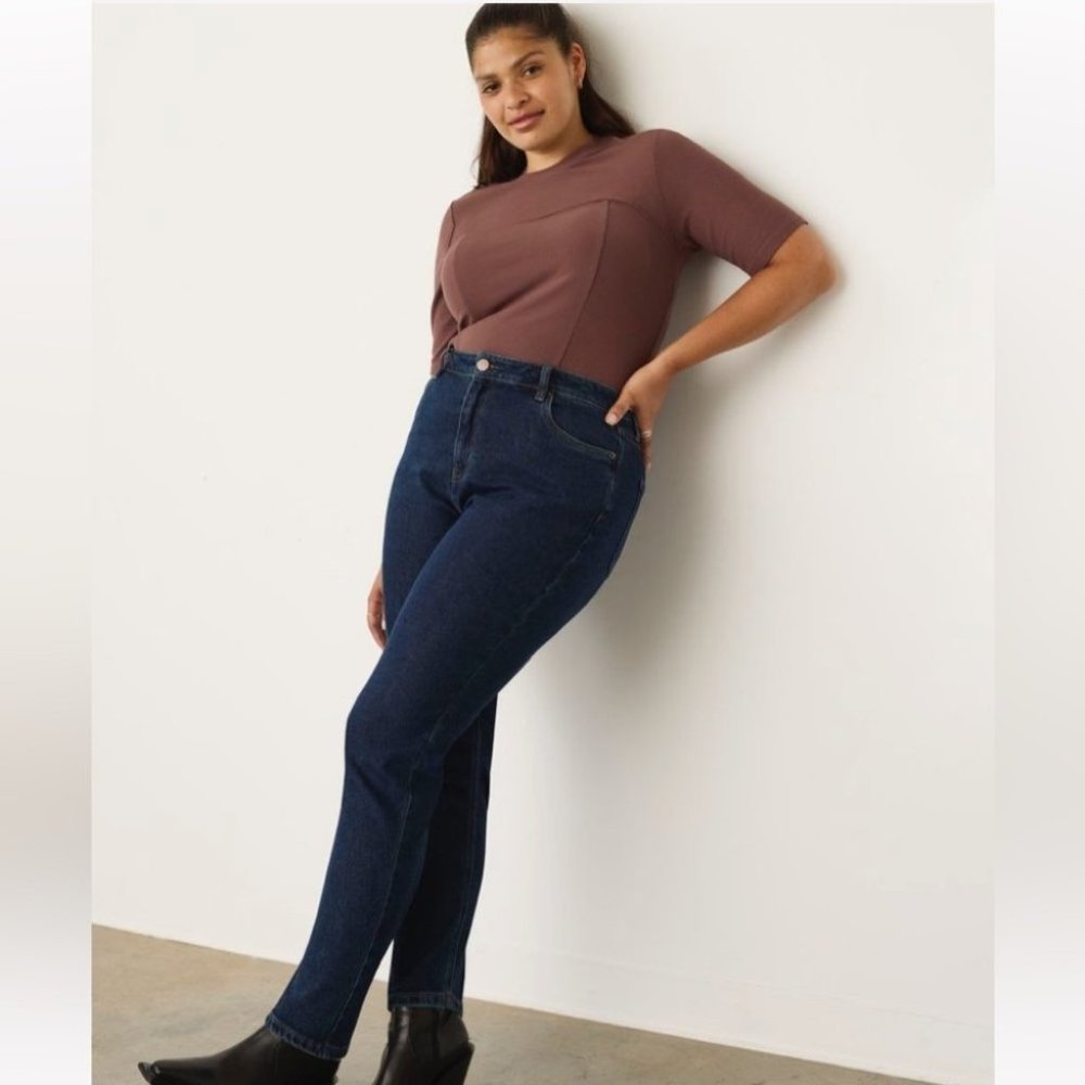 R Jeans The Mom Jeans Super High Rise Size 34 Petite